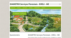 Desktop Screenshot of diametroflorestal.com